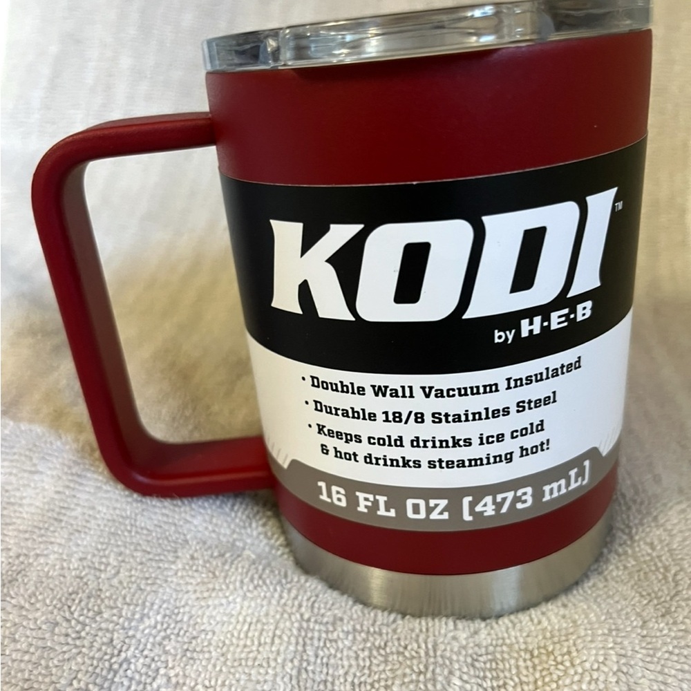 KODI Red Insulated Mug